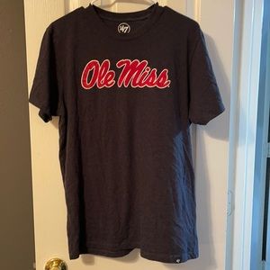 Short Sleeve Ole Miss Tshirt slightly worn